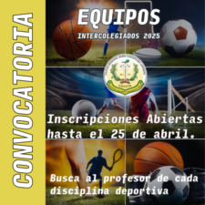 Convocatoria Intercolegiados 2025